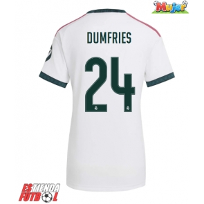 Real Madrid Denzel Dumfries #24 Primera Equipación Mujer 2026-27 Manga Corta